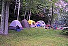 Camping by the river